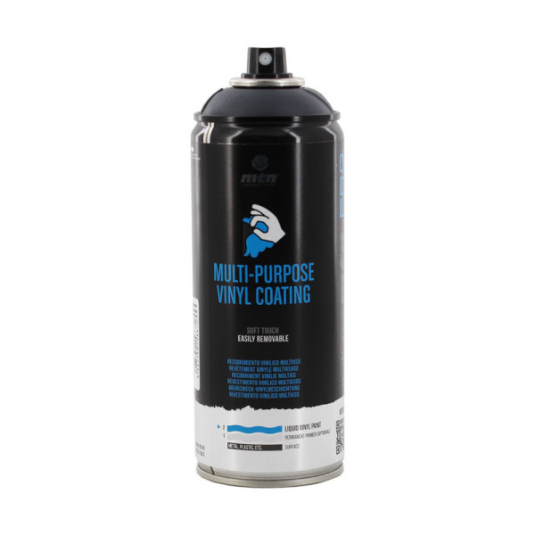 Bombe de peinture revêtement vinyle multiusage - Gris foncé - 400ml - MTN Pro