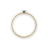 Tambour à broder en bois 11 cm diamètre avec vis de réglage