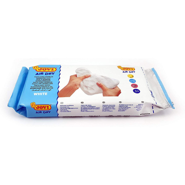 Pâte à modeler autodurcissante Jovi blanche 250g