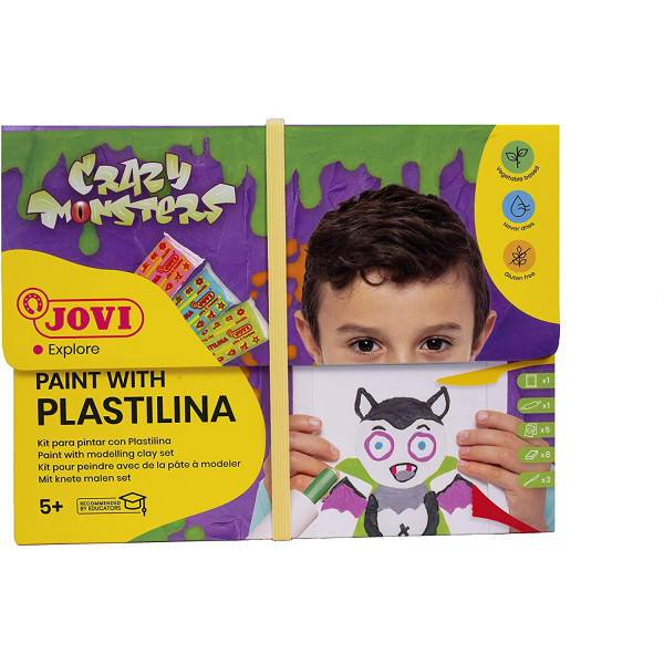 Kit peinture pour pâte à modeler Jovi crazy monsters