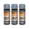 Lot de 3 bombes de peinture professionnelle Nespoli antirouille - gris