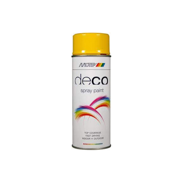 Bombe de peinture - Jaune colza Ral 1021 - Motip