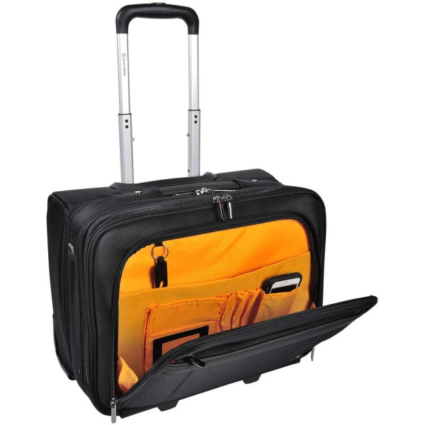 Valisette à roulette pour pc portable 15,6 pouces Exatrolley Exacompta noir
