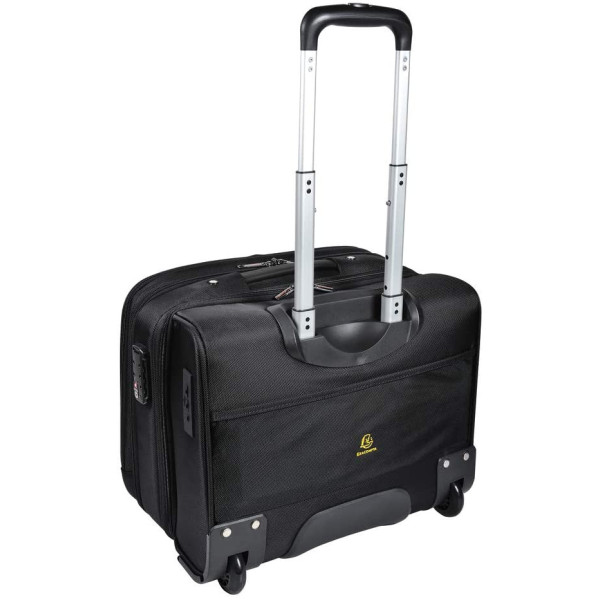 Valisette à roulette pour pc portable 15,6 pouces Exatrolley Exacompta noir