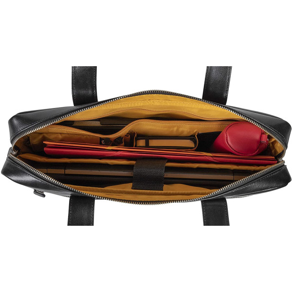 Sacoche en cuir pour pc portable 15,6 pouces Exactive Exacompta