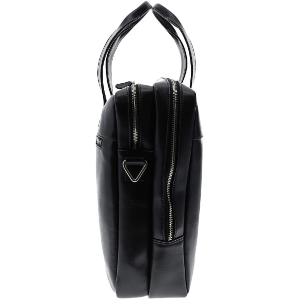 Sacoche en cuir pour pc portable 15,6 pouces Exactive Exacompta double compartiment