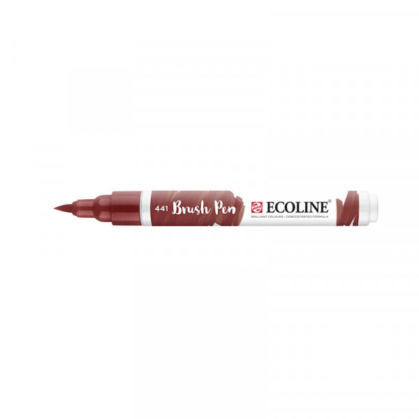 photo-Feutre - Pointe pinceau - Acajou - 441 - Aquarellable - Ecoline Talens