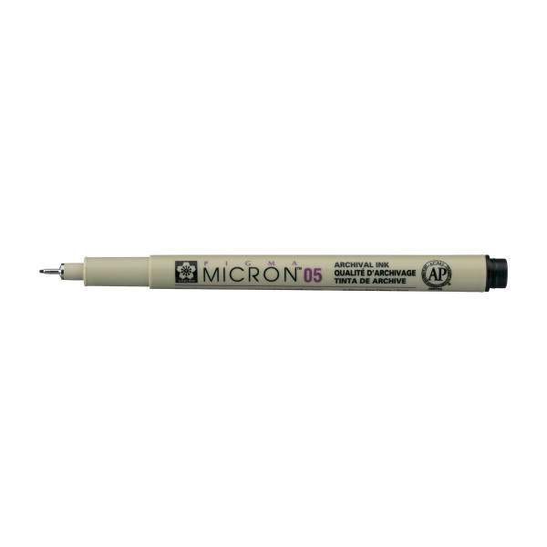 Feutre Pigma Micron 05 Sakura pointe extra-fine noire