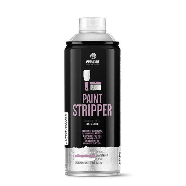 Bombe de peinture décapant pour peinture - incolore - 400ml - MTN Pro