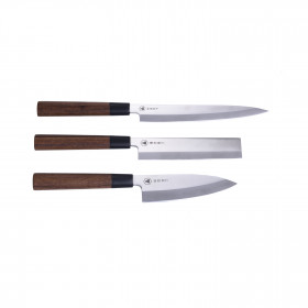 Coffret de 3 couteaux japonais de cuisine Laguiole