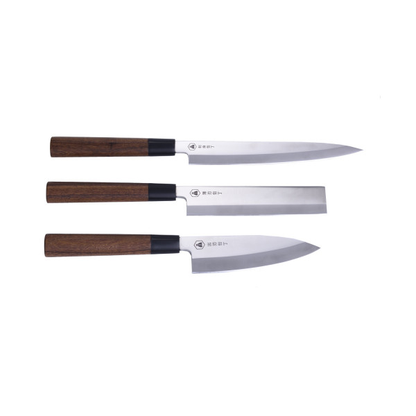 Coffret de 3 couteaux japonais de cuisine Laguiole