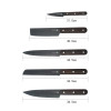 Coffret de 5 couteaux de cuisine Laguiole lame acier noire