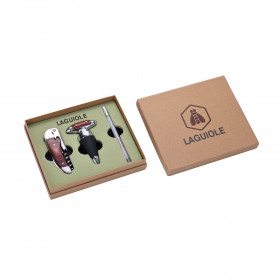 Coffret 3 accessoires pour le vin tire-bouchon thermomètre bouchon stoppeur