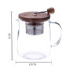 Théière en verre avec infuseur Laguiole