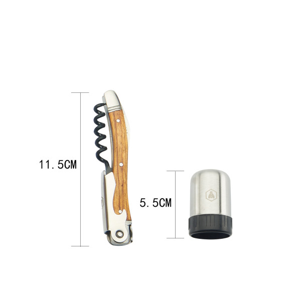 Coffret pique-nique de 18 couverts Laguiole avec manche en bois et mallette