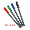 Etui De 4 Feutres K-Liner 0.4Mm Corps Triangulaire - Kores pas cher