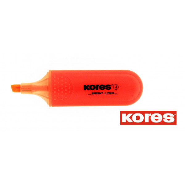 Etui De 4 Surligneurs Bright Liner - Pointe Biseautée - Kores | Artmania