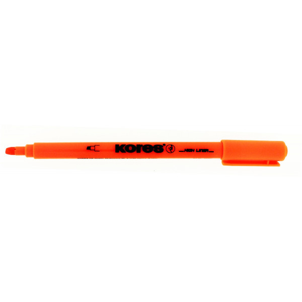 Etui de 4 surligneurs High Liner - Pointe biseautée - Kores