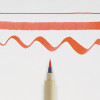 Feutre - Pointe pinceau - Rouge - Pigma Micron Brush - Sakura