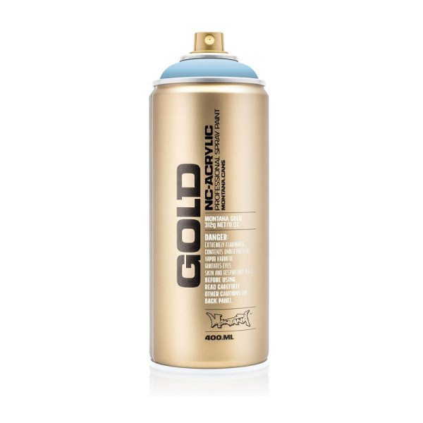 photo-Bombe de peinture - Gold - Acrylique - Denim - CL5210 - 400ml - Montana Cans