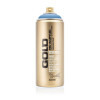 photo-Bombe de peinture - Gold - Acrylique - Denim stonewashed - CL5220 - 400ml - Montana Cans