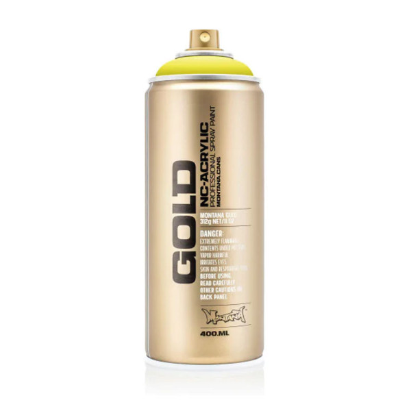 photo-Bombe de peinture - Gold - Acrylique - Poison Pastel - CL6300 - 400ml - Montana Cans