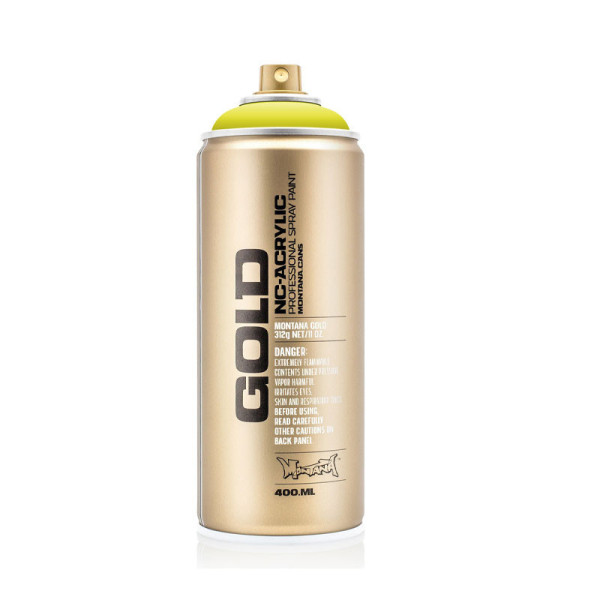 photo-Bombe de peinture - Gold - Acrylique - Poison light - CL6310 - 400ml - Montana Cans