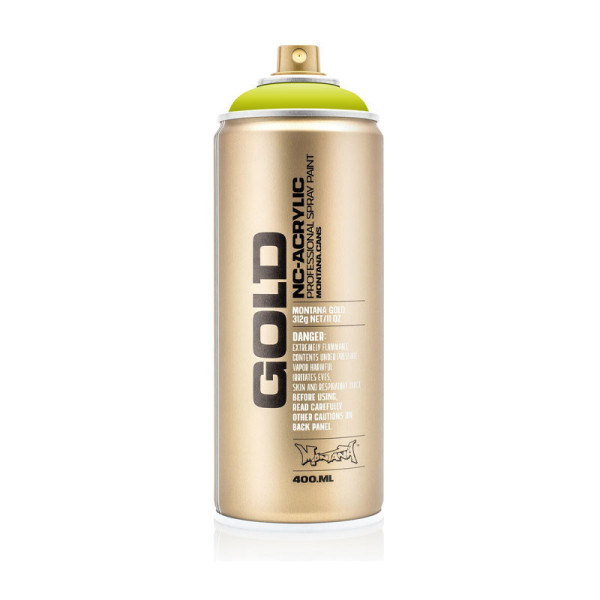 photo-Bombe de peinture - Gold - Acrylique - Poison - CL6320 - 400ml - Montana Cans