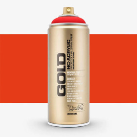 Bombe de peinture - Gold - Acrylique - Rouge feu - F3000 - 400ml - Montana Cans