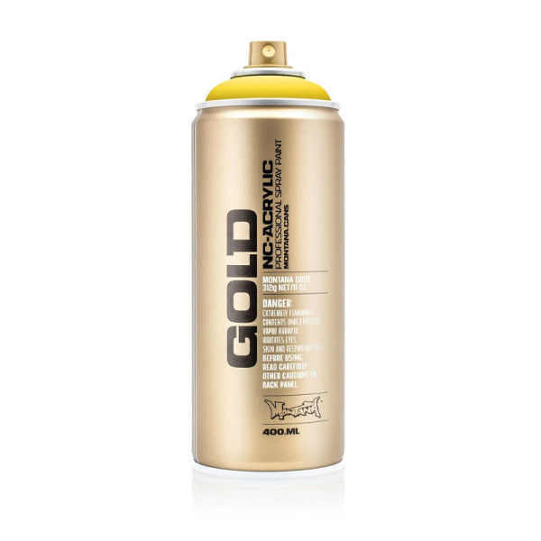 photo-Bombe de peinture - Gold - Acrylique - Citrus - G1020 - 400ml - Montana Cans
