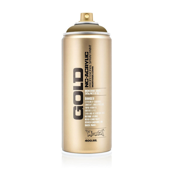 photo-Bombe de peinture - Gold - Acrylique - Everglade - G1080 - 400ml - Montana Cans