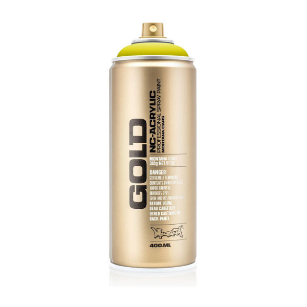 photo-Bombe de peinture - Gold - Acrylique - Banana Joe - G1120 - 400ml - Montana Cans