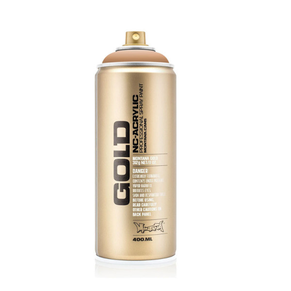 photo-Bombe de peinture - Gold - Acrylique - Toffee - G1440 - 400ml - Montana Cans
