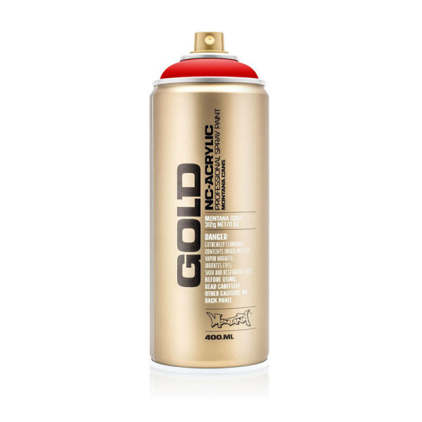 photo-Bombe de peinture - Gold - Acrylique - Blood orange - G2095 - 400ml - Montana Cans