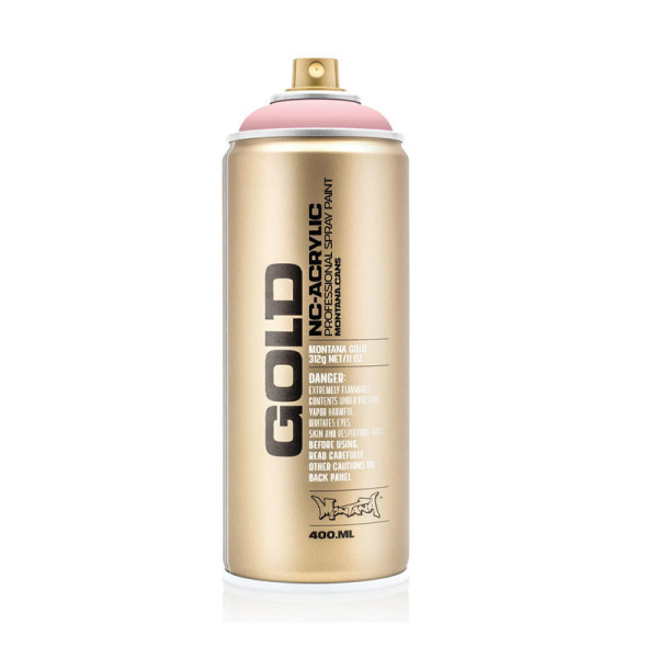 photo-Bombe de peinture - Gold - Acrylique - Lychee - G3000 - 400ml - Montana Cans