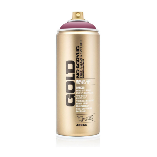 photo-Bombe de peinture - Gold - Acrylique - Dusty pink - G4020 - 400ml - Montana Cans