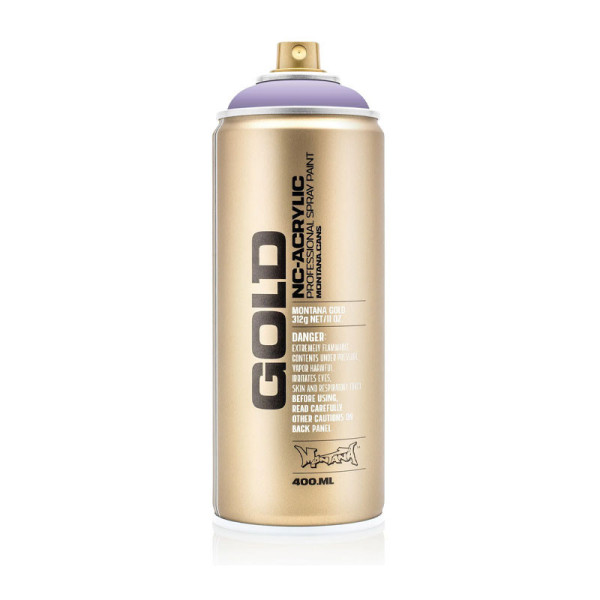 photo-Bombe de peinture - Gold - Acrylique - Lilas Light - G4110 - 400ml - Montana Cans