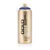 photo-Bombe de peinture - Gold - Acrylique - Blue velvet - G4170 - 400ml - Montana Cans