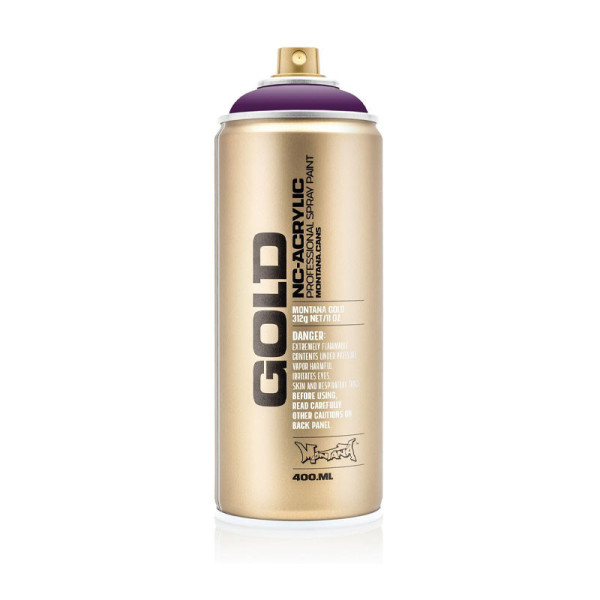 photo-Bombe de peinture - Gold - Acrylique - Lakers - G4240 - 400ml - Montana Cans