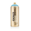 photo-Bombe de peinture - Gold - Acrylique - Baby blue - G5020 - 400ml - Montana Cans