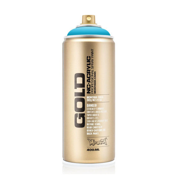 photo-Bombe de peinture - Gold - Acrylique - Bermuda - G5030 - 400ml - Montana Cans