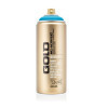 photo-Bombe de peinture - Gold - Acrylique - Light blue - G5040 - 400ml - Montana Cans