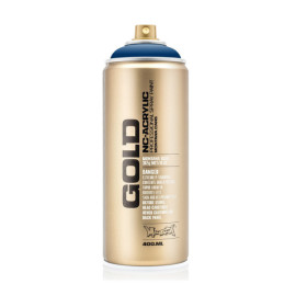 photo-Bombe de peinture - Gold - Acrylique - Ultramarine - G5080 - 400ml - Montana Cans
