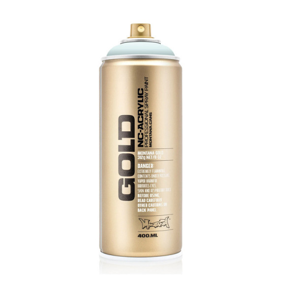 photo-Bombe de peinture - Gold - Acrylique - Polar blue - G5100 - 400ml - Montana Cans