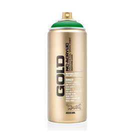 photo-Bombe de peinture - Gold - Acrylique - Greenery - G6050 - 400ml - Montana Cans