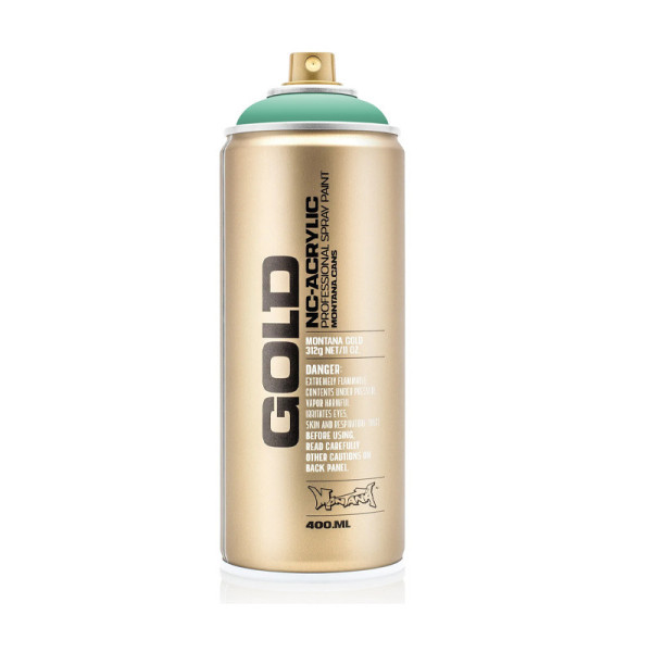 photo-Bombe de peinture - Gold - Acrylique - Malachite - G6130 - 400ml - Montana Cans