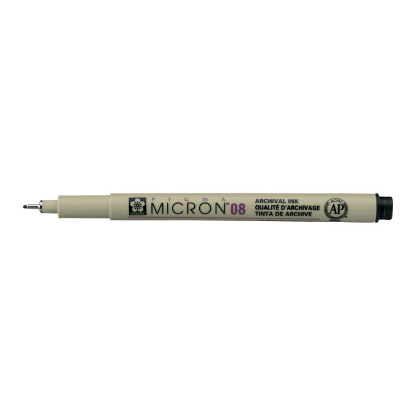 Feutre Pigma Micron 08 Sakura pointe fine 0.50mm noir