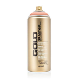 photo-Bombe de peinture - Gold - Acrylique - Salmon - G8070 - 400ml - Montana Cans