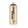photo-Bombe de peinture - Gold - Acrylique - Anthracite - G8145 - 400ml - Montana Cans