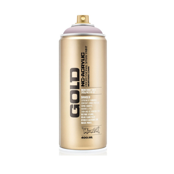 Bombe de peinture - Gold - Acrylique - Paris - G8175 - 400ml - Montana Cans